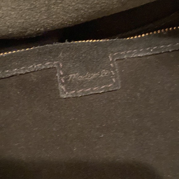 Madewell The Lisbon O ring zip Leather Bucket Bag in thick Black Leather - Picture 8 of 9